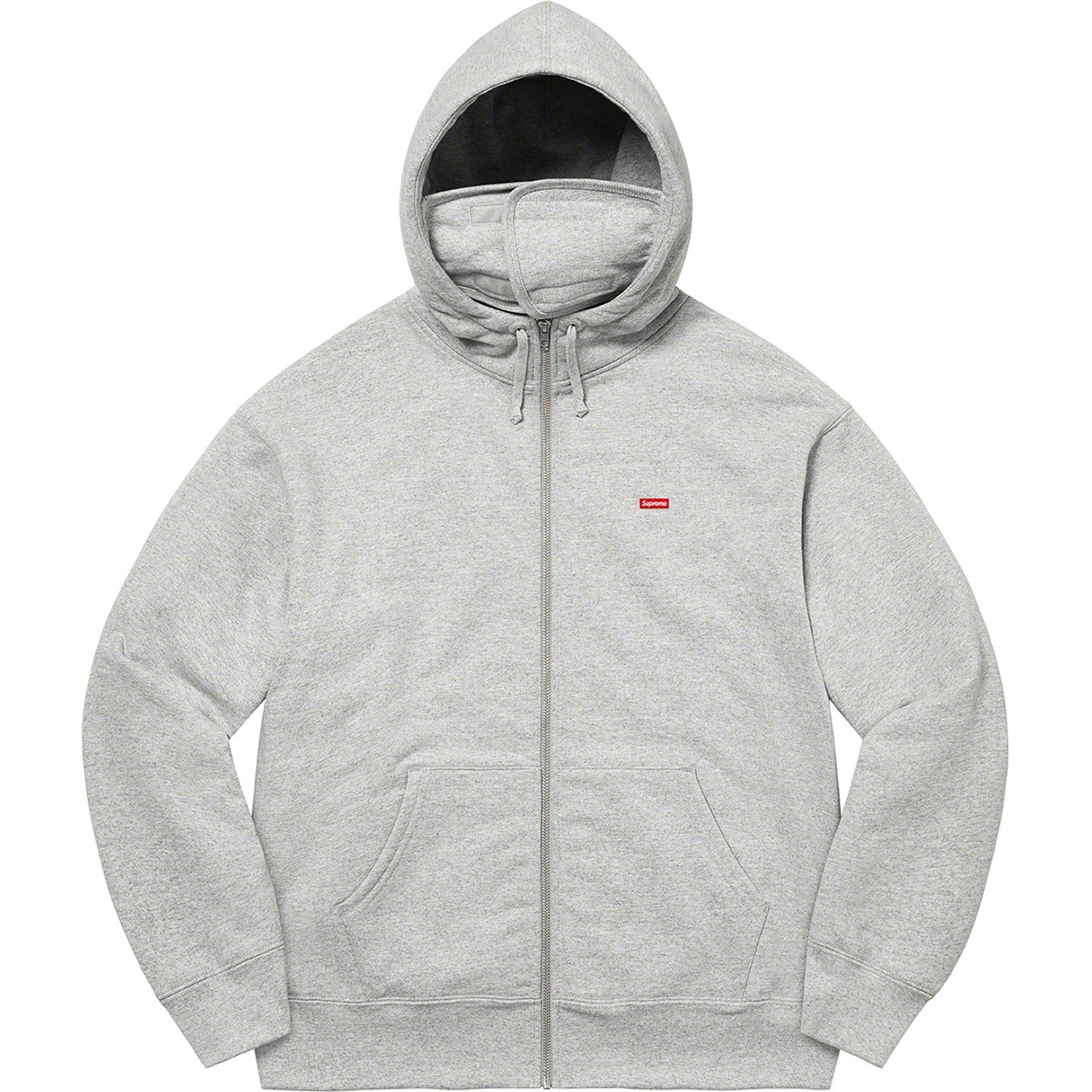 Small Box Facemask Zip Up Hooded Sweatshirt view 12